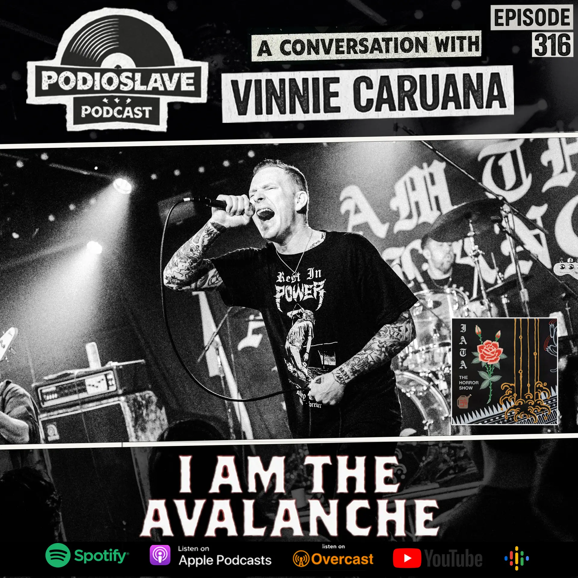 Vinnie Caruana of The Movielife and I Am the Avalanche Appears on the Podioslave Podcast