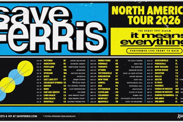 Save Ferris Announces Tour and First Vinyl Pressing of It Means Everything