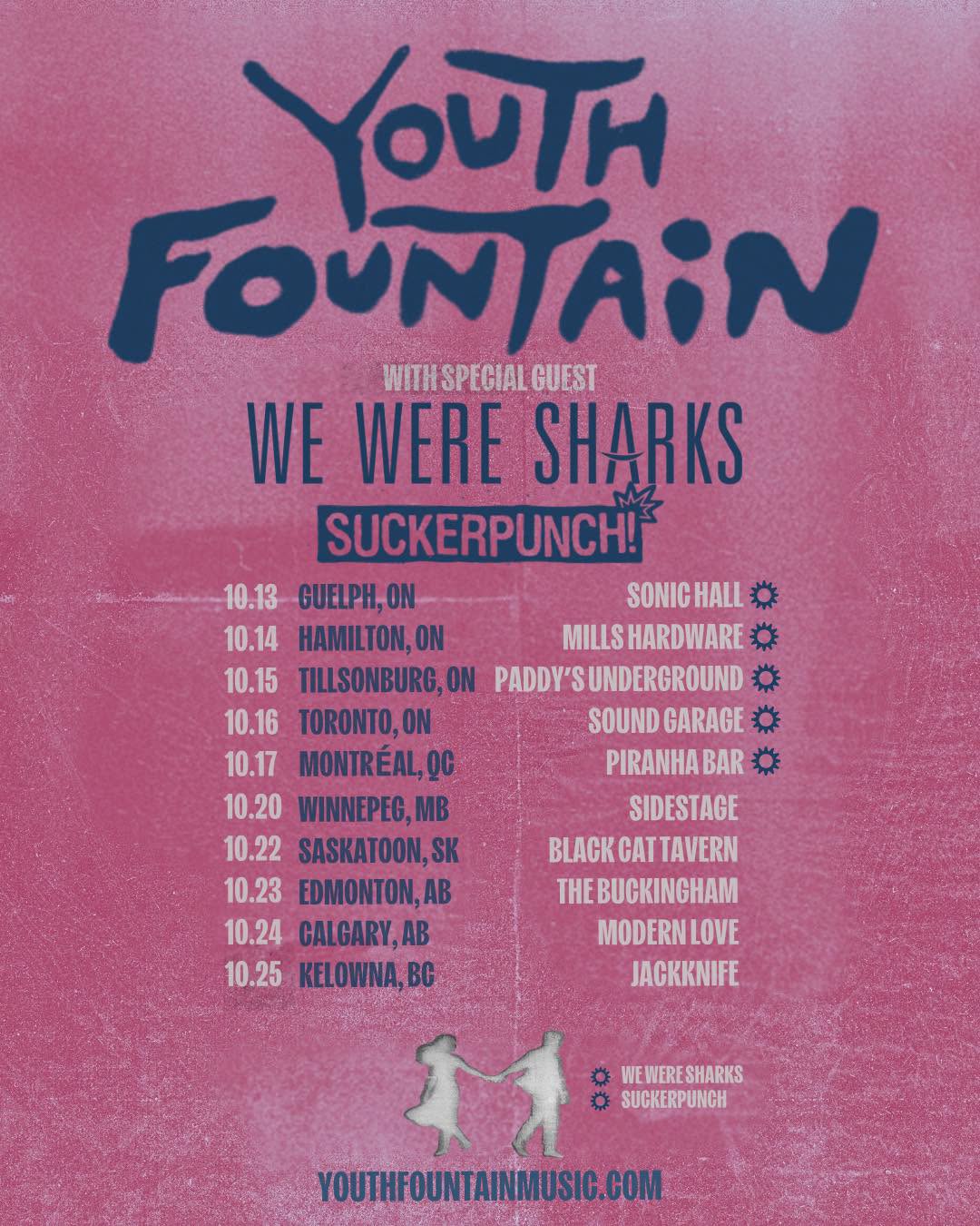 Youth Fountain Announces Canadian Tour This October