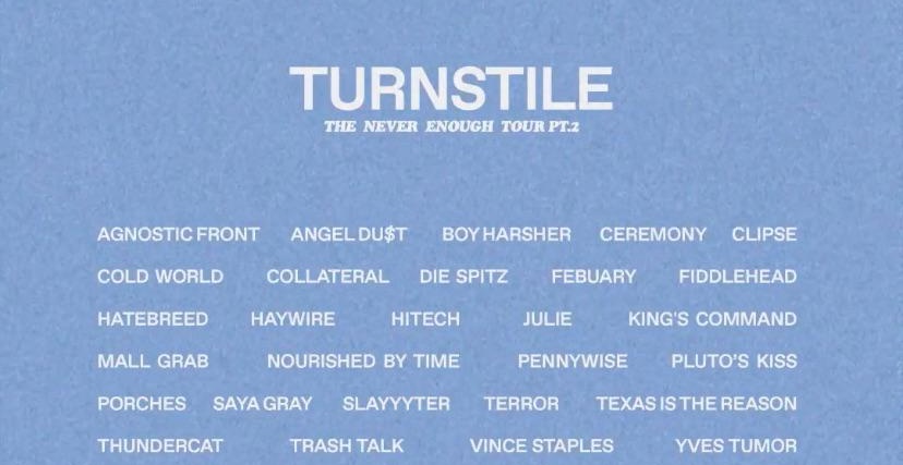 Turnstile Announce The Never Ending Tour Pt. 2