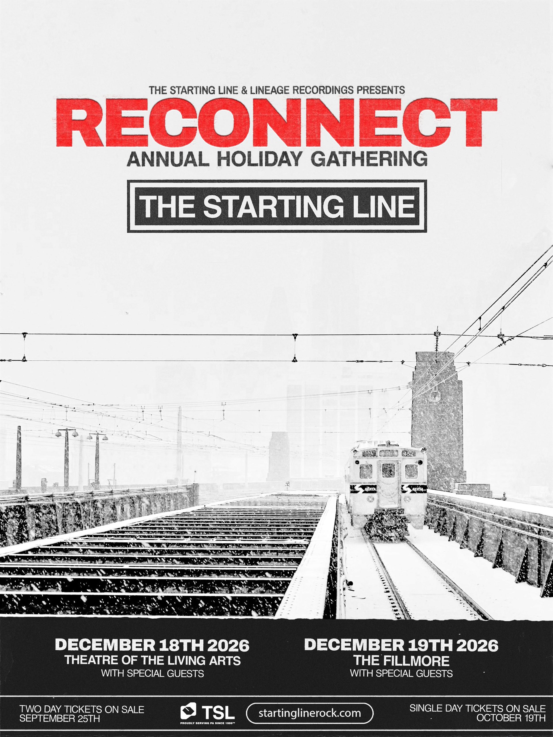 THE STARTING LINE Announce Their 2026 Holiday Shows