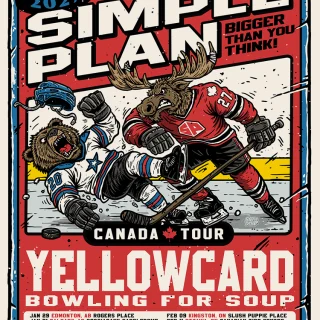 YELLOWCARD and SIMPLE PLAN Announce Canadian Winter Tour