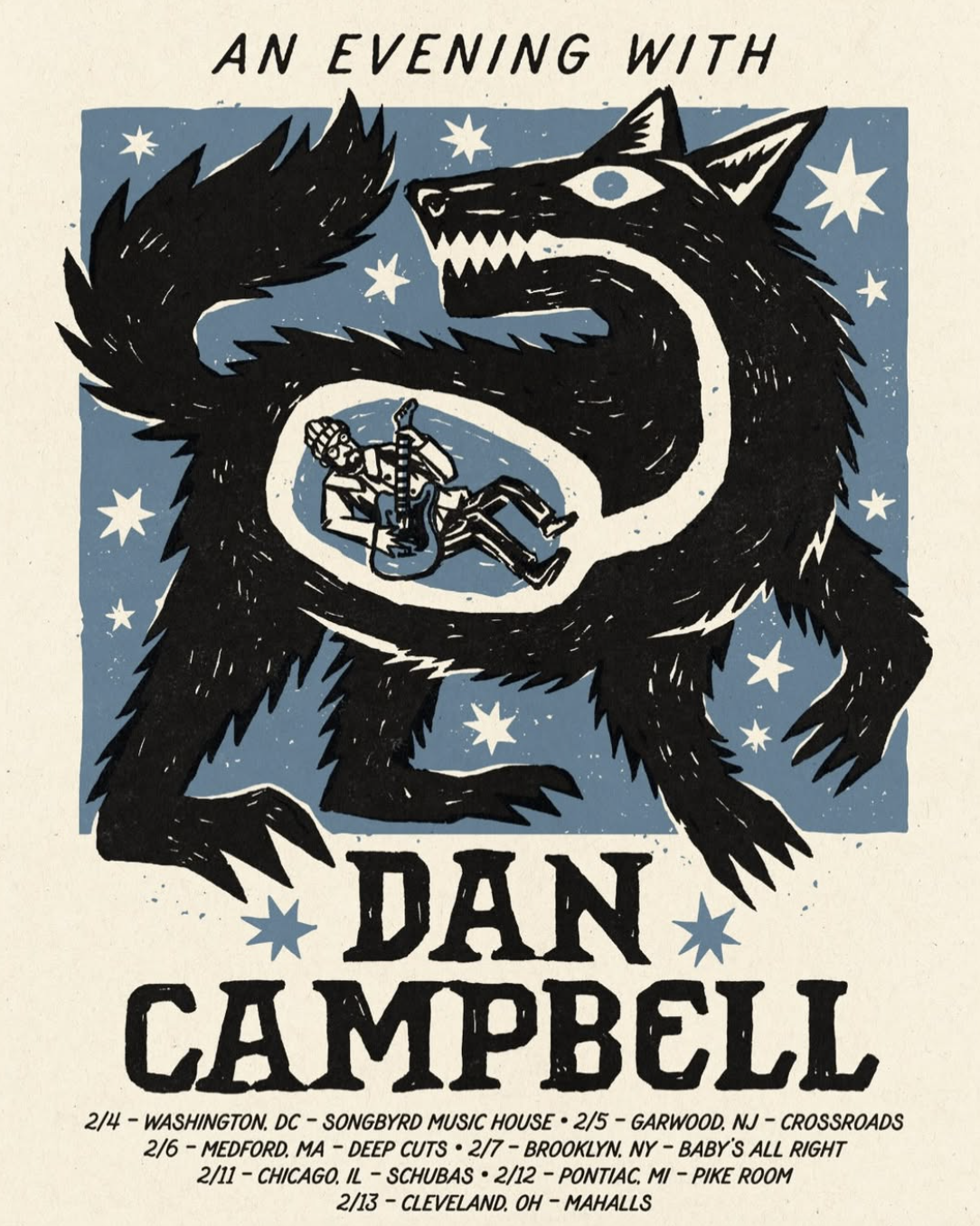 DAN CAMPBELL Announces Solo Tour